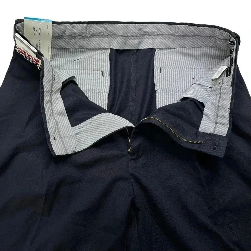 Haggar W2W Pro Stretch Cotton Pleated Relaxed Fit Mens Dress Pants Size 36Wx34L - Picture 8 of 12